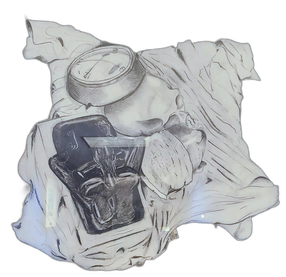 Still life drawing by David A. Lyons